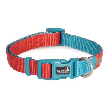 Collare regolabile doublepremium rosso/ottanio 10x200 300 mm Collare regolabile doublepremium rosso/ottanio 10x200 300 mm