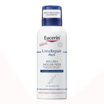 Eucerin urearepair plus mousse piedi 10% urea 150 ml