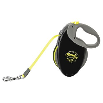 Flexi Guinzaglio Giant "M" 8 Mt Nero/Neon