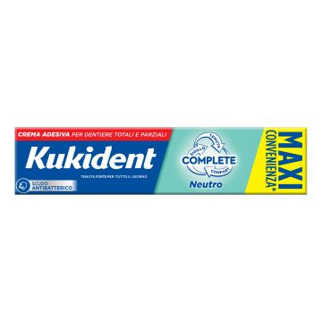 Kukident neutro complete crema adesiva per protesi dentarie 65 g