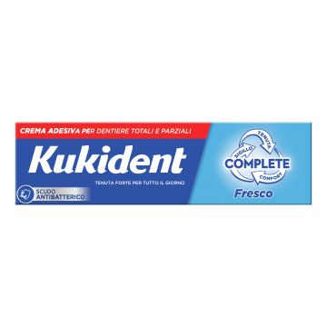 Kukident complete fresco crema adesiva per protesi dentarie 47 g