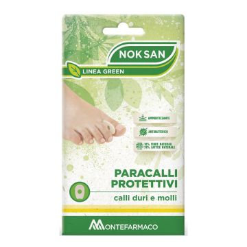 Paracalli protettivi duri/molli noksan green 9 pezzi