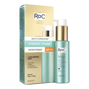 Roc multi correxion hydrate+ plump idratante viso spf30 50 ml