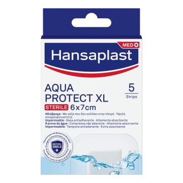 Cerotto hansaplast aqua protect xxl 8x10 cm 5 pezzi