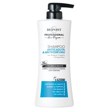 BIOPOINT - Shampoo anticaduta e antiforfora riequilibrante 400 ml
