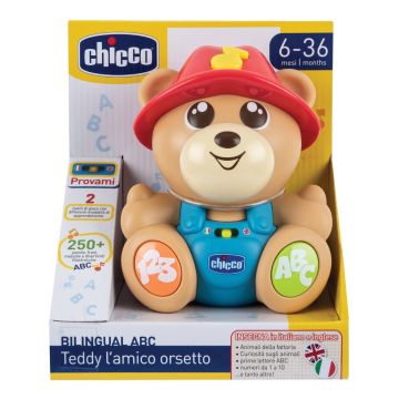 Chicco gioco abc teddy friend italian/english