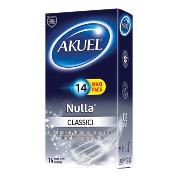 Profilattico akuel nulla classico 14 pezzi