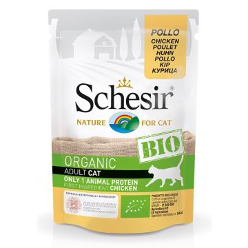 Schesir Gatto Bio Organic Busta Adulto Pollo 85 Gr