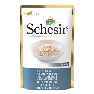 Schesir Gatto Busta In Jelly Adulto Pollo & Nasello 85 Gr