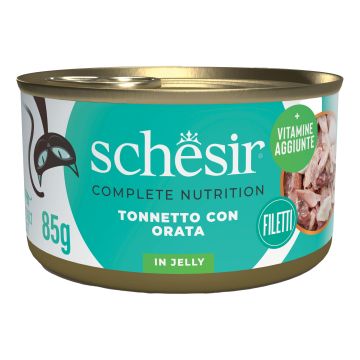 Schesir Gatto Lattina In Jelly Adulto Tonnetto & Orata 85 Gr