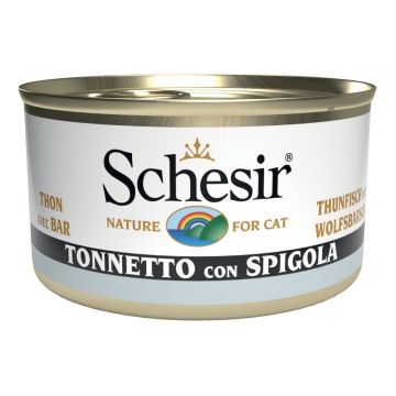 Schesir Gatto Lattina In Jelly Adulto Tonnetto & Spigola 85 Gr