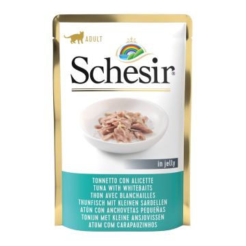 Schesir Gatto Busta In Jelly Adulto Tonnetto & Alicette 85 Gr