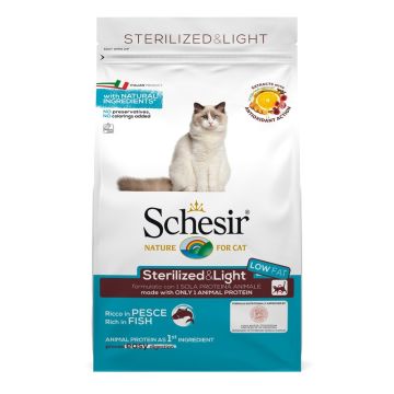 Schesir Gatto Maintenance Adulto Sterilizzato&Light Pesce 400 Gr
