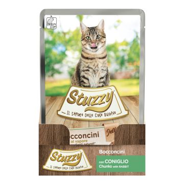 Stuzzy Gatto Bocconcini Jelly Busta Adulto Coniglio 85 Gr
