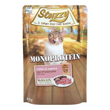 Stuzzy Gatto Monoprotein Busta Adulto Prosciutto 85 Gr