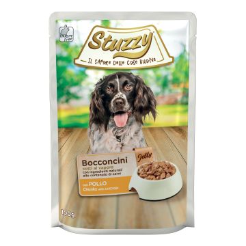 Stuzzy Cane Bocconcini Jelly Busta Adulto Pollo 100 Gr