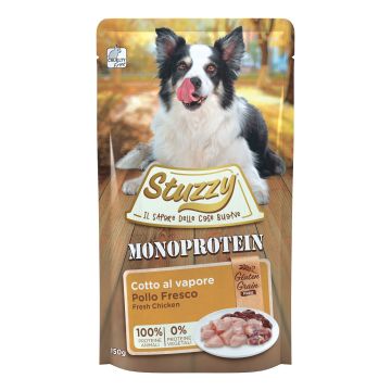 Stuzzy Cane Monoprotein Busta Adulto Pollo Fresco 150 Gr