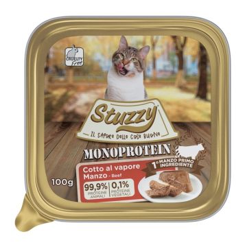 Stuzzy cat monoprotein manzo 100 g