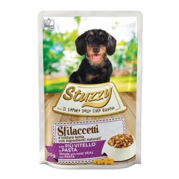Stuzzy dog sfilaccetti con piu' vitello e pasta 100 g bocconcini