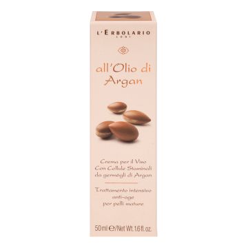 Argan crema viso con cellule staminali da germogli di argan trattamento intensivo anti-age 50 ml