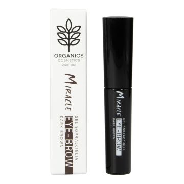 Organics cosmetics miracle eyebrow dark brown 5 ml