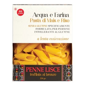 Nutri te' penne lisce acqua e farina mais e riso 250 g