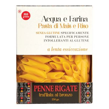 Nutri te' penne rigate acqua e farina mais e riso 250 g