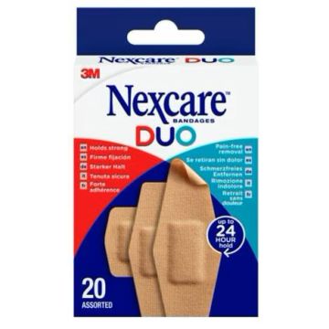 Nexcare duo cerotti assortiti 20 pezzi Nexcare duo cerotti assortiti 20 pezzi