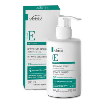 Vebix phytamin e detergente intimo protettivo ph 3,5 300 ml