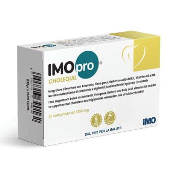 Imopro cholequil 30 compresse 1,35 g Imopro cholequil 30 compresse 1,35 g