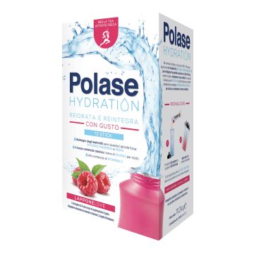 Polase Hydration Integratore Magnesio E Potassio Sali Minerali Vitamina C Lampone 12 Stick