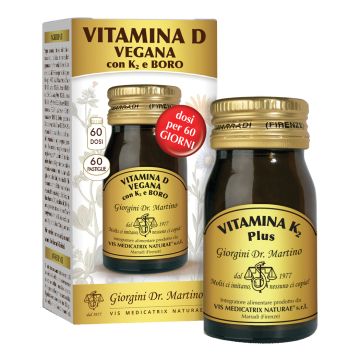 Vitamina d vegana con k2+boro 60 pastiglie