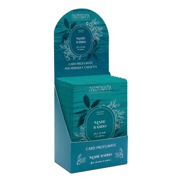 Display card profumata mare sardo 10 pezzi