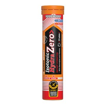 Isotonic hydra zero orange 20 tablets