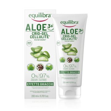 Equilibra Aloe Crio-Gel Cellulite Effetto Ghiaccio Trattamento Anti-Cellulite 200 ml