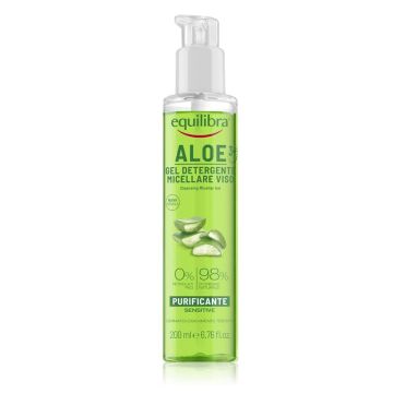 Equilibra aloe gel detergente micellare viso 200 ml Equilibra aloe gel detergente micellare viso 200 ml