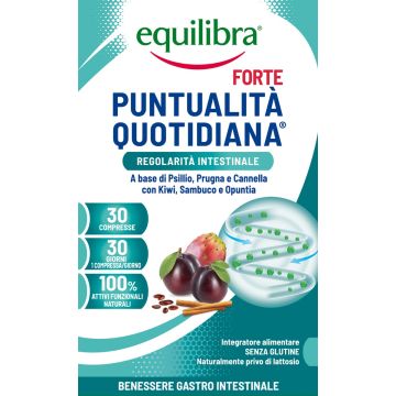 Equilibra Puntualità Quotidiana Forte Regolarità Intestinale 30 Compresse