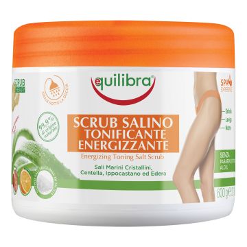 Equilibra scrub salino tonificante energizzante 600 g