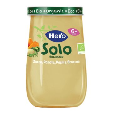 Hero solo omog zucca patate piselli broccoli 190 g