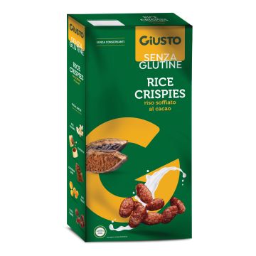 Giusto senza glutine rice crispies cacao 250 g