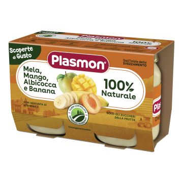 Plasmon Omog Mela Mango Alb2pezzi