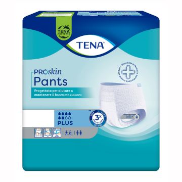Pannolone per incontinenza tena pants plus large 14 pezzi