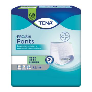 PANNOLONE PER INCONTINENZA TENA PANTS SUPER EXTRALARGE 12 PEZZI