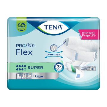 Pannolone per incontinenza tena flex super large 30 pezzi