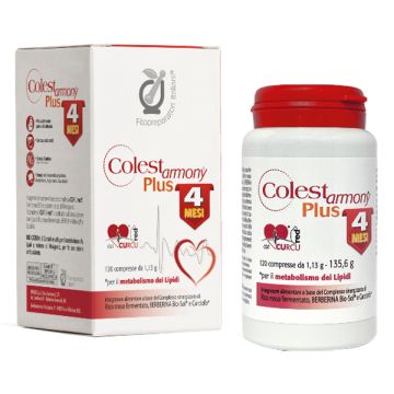 Fitopreparatori italiani colestarmony plus 120 compresse Fitopreparatori italiani colestarmony plus 120 compresse