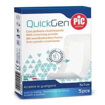 Cerotto Pic Cicatrizzante Quickgen 5x7cm 5 Pezzi