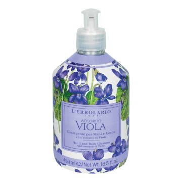 Accordo viola foglie detergente per mani e corpo 490 ml edizione limitata