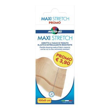 Cerotto da taglio elastico master-aid maxi stretch 100x8 cm pello 1 pezzo