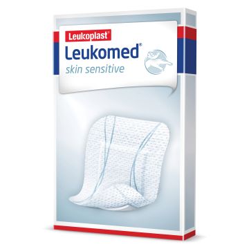 Medicazione in tnt adesivo leukomed skin sensitive sterile 8x15 cm 5 pezzi