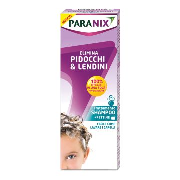 Paranix Trattamento Shampoo Antipidocchi + Pettine 200 ml